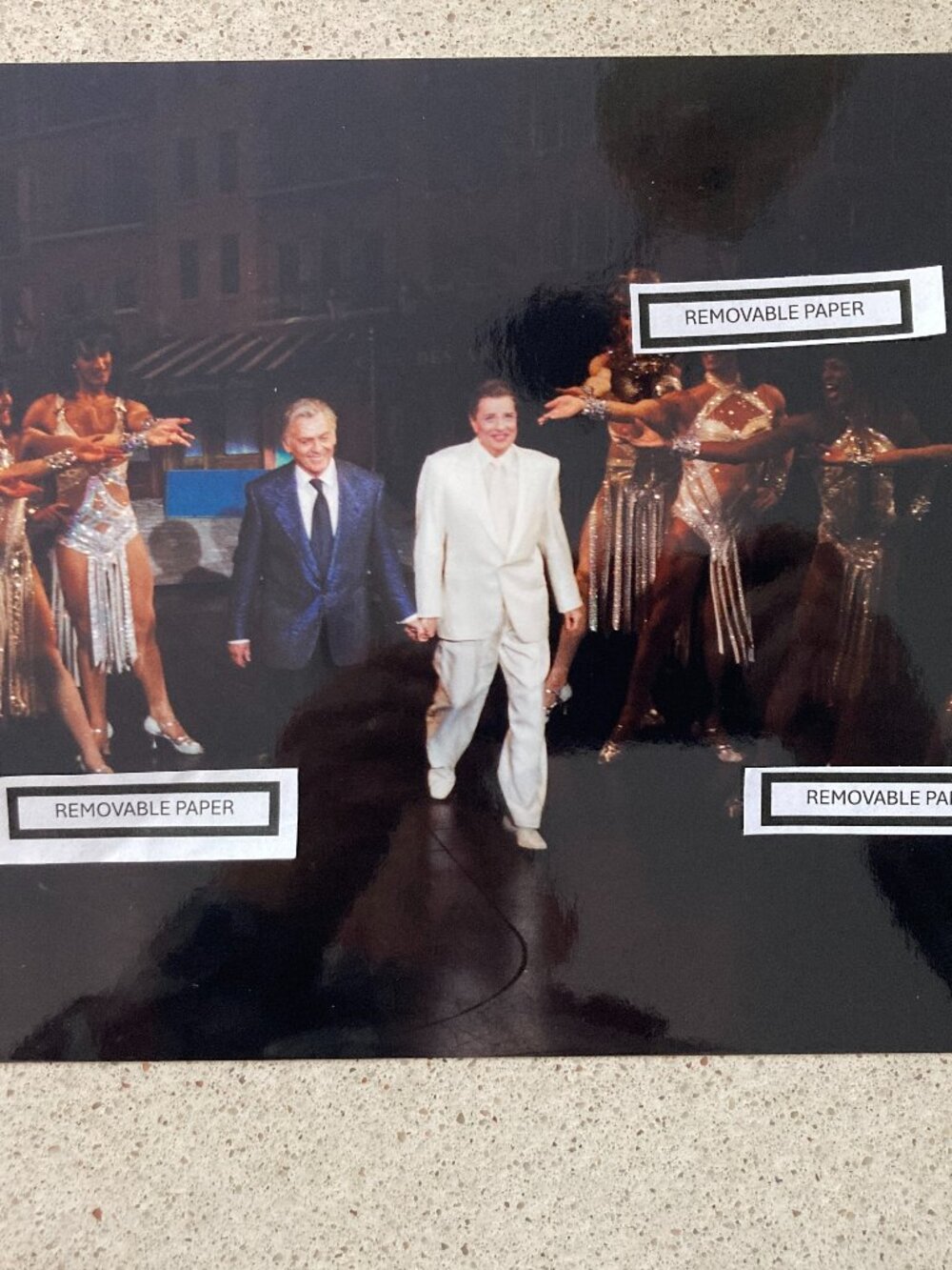 Daniel Davis and Gary Beach Photo 8βX10" Curtain Call Picture from the La Cage